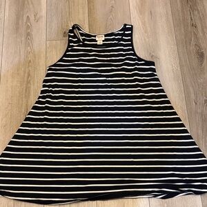 Mossimo Supply Co. Black and White Striped Mini Dress